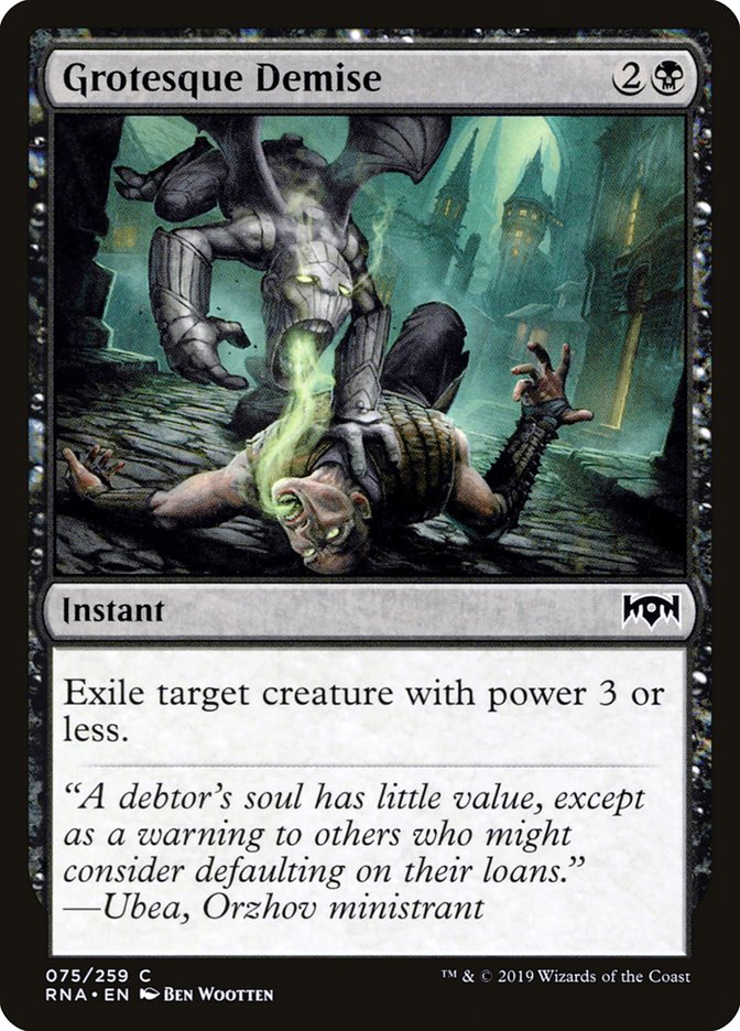 Grotesque Demise 75/259 (Ravnica Allegiance)