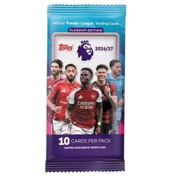 Topps Flagship Premier League 2027 Trading Cards Booster Pack