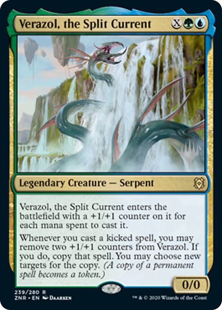 Verazol the Split Current 239 (Promo Pack: Zendikar Rising) - Foil