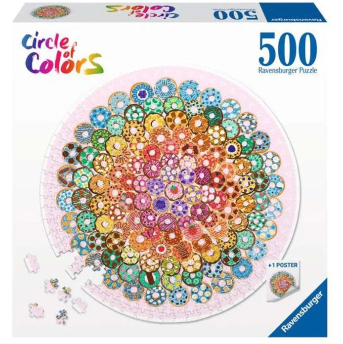 Ravensburger - Circle of Colors - Donuts 500 Piece Jigsaw - Good Games