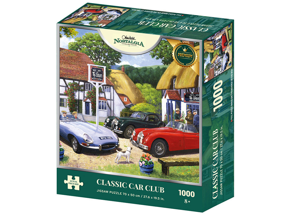 Holdson - Nostalgia Classic Cars 1000 Piece Jigsaw - Good Games