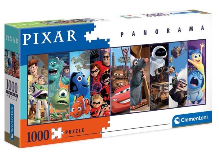 Clementoni - Panorama - Disney Pixar 1000 Piece Jigsaw - Good Games