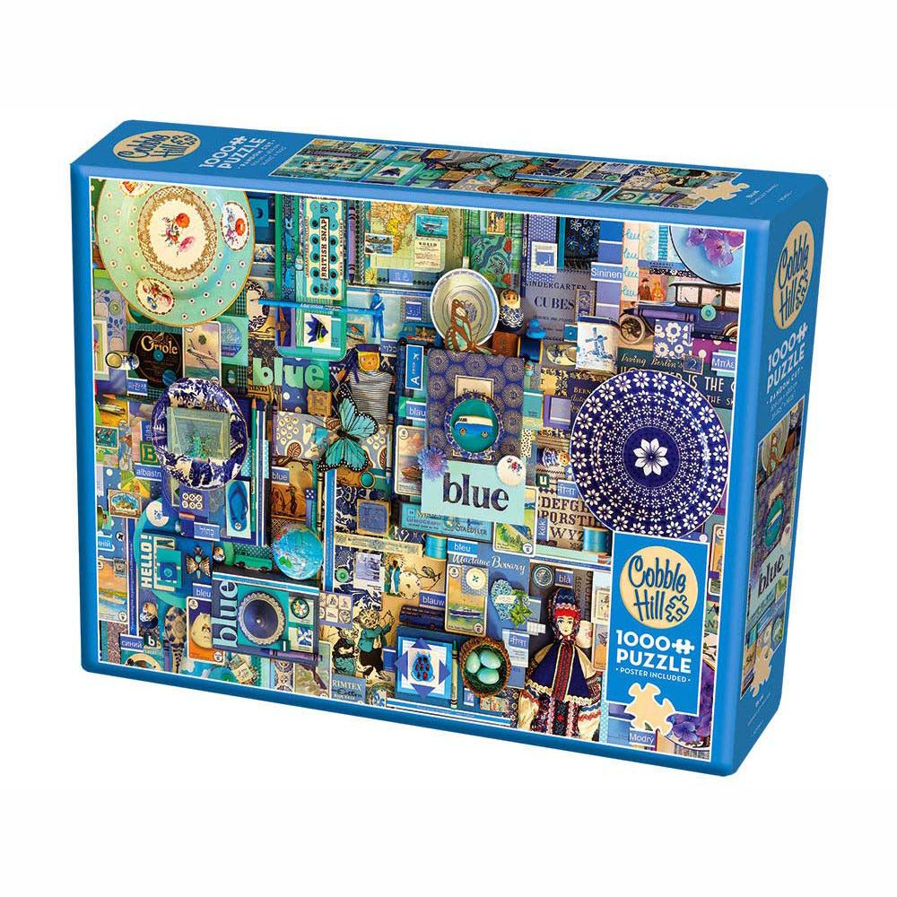 Cobble Hill Blue Rainbow Project 1000 Piece Jigsaw - Good Games