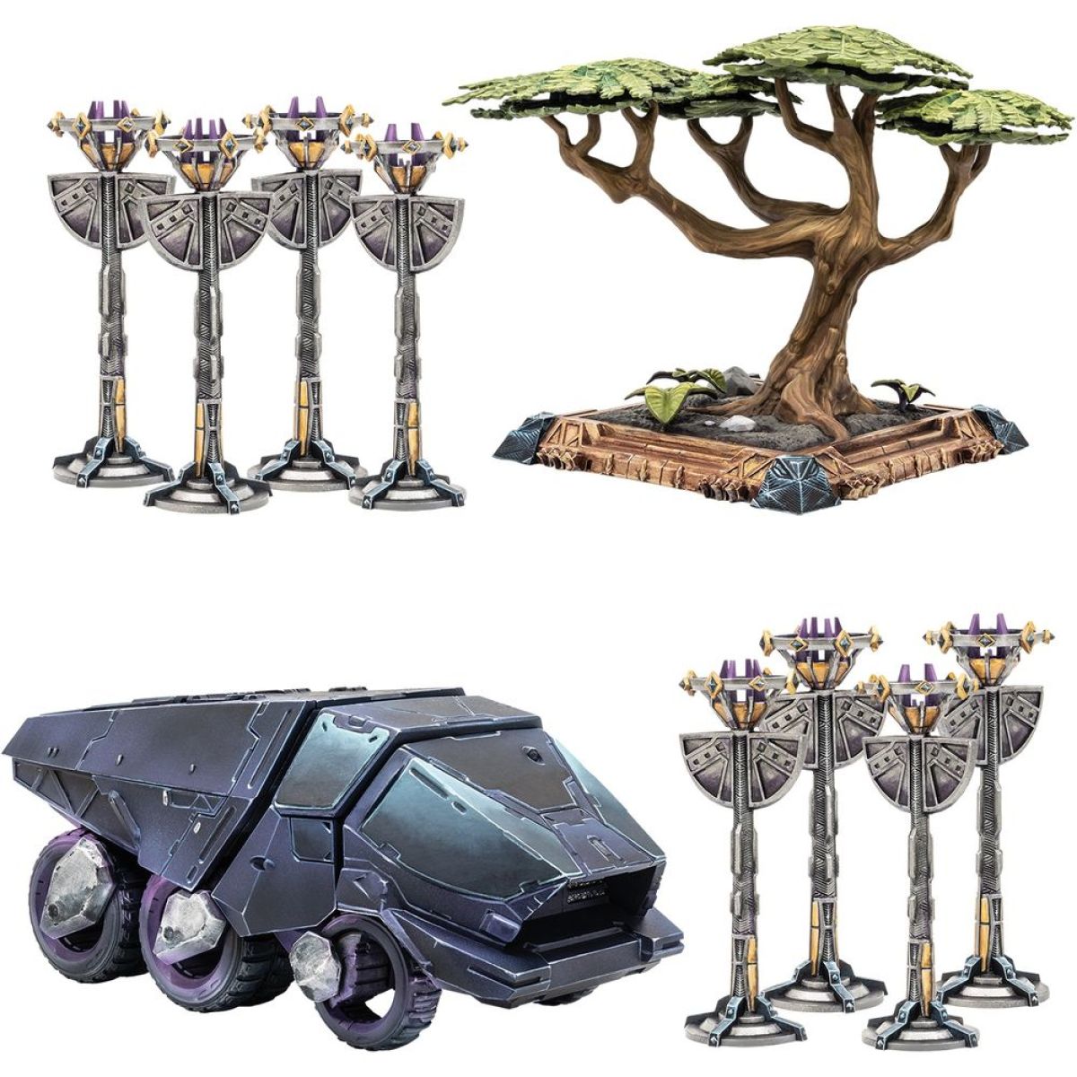 Marvel: Crisis Protocol - Kingdom of Wakanda Terrain Pack - Good Games