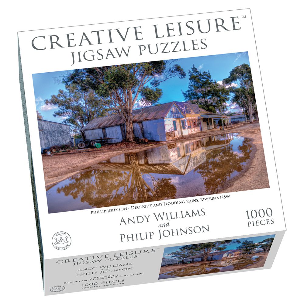 Creative Leisure Jigsaw Drought and Flooding Rains Riverina NSW 1000 Piece Jigsaw (Phillip Johnson) - Good Games