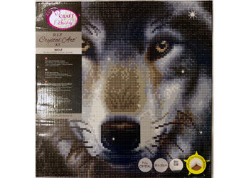 Crystal Art - Wolf 30x30cm Kit