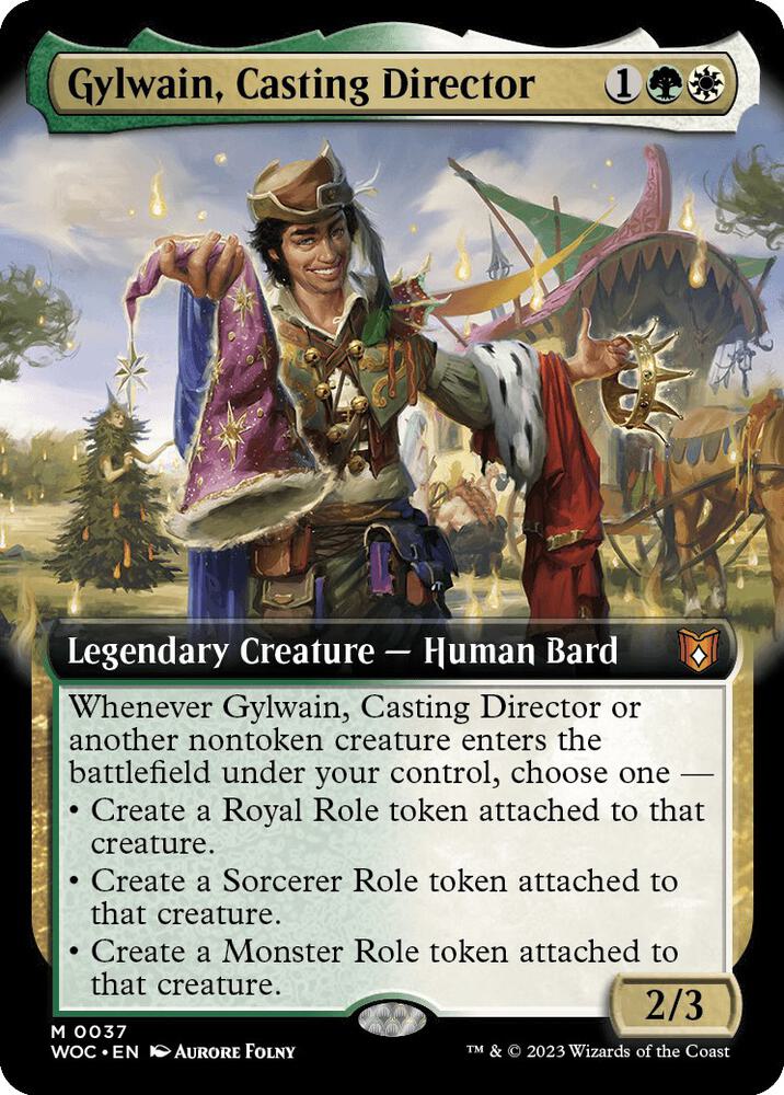 Gylwain, Casting Director 37 (Commander: Wilds of Eldraine) - Extended Art