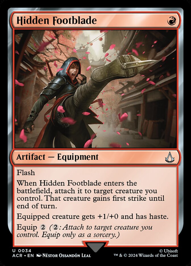 Hidden Footblade 34 (Universes Beyond: Assassin's Creed)