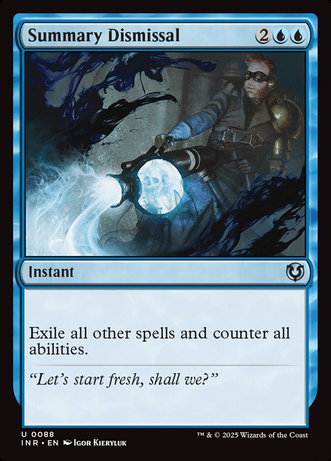 Summary Dismissal 88/287 (Innistrad Remastered)