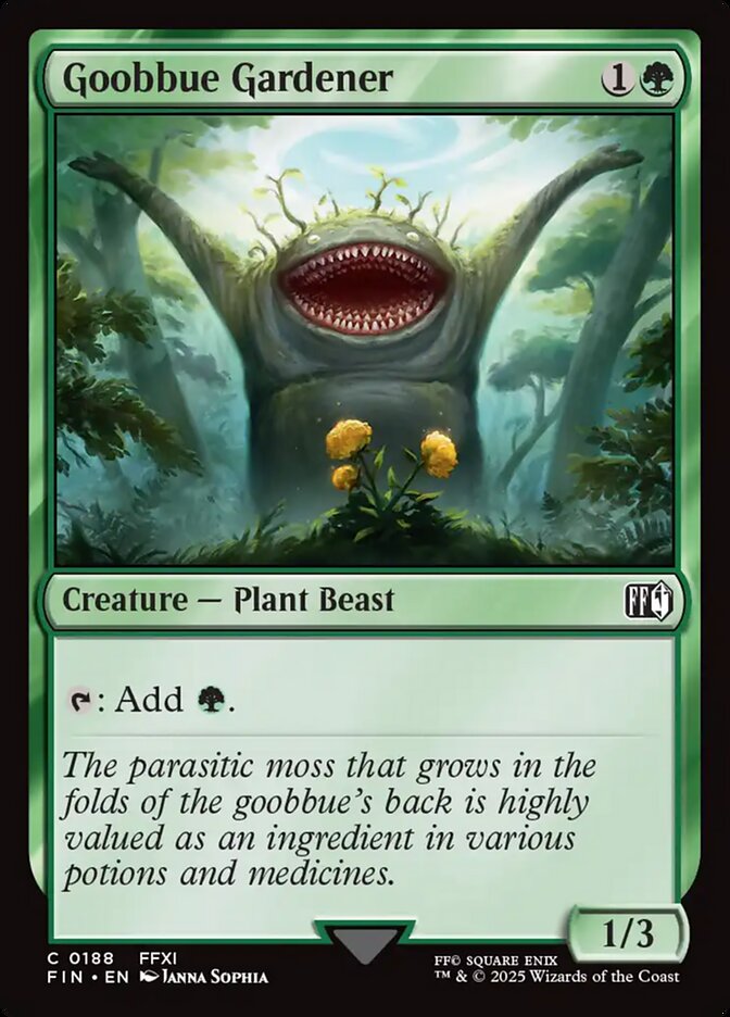 Goobbue Gardener 188/309 (FINAL FANTASY) - Foil