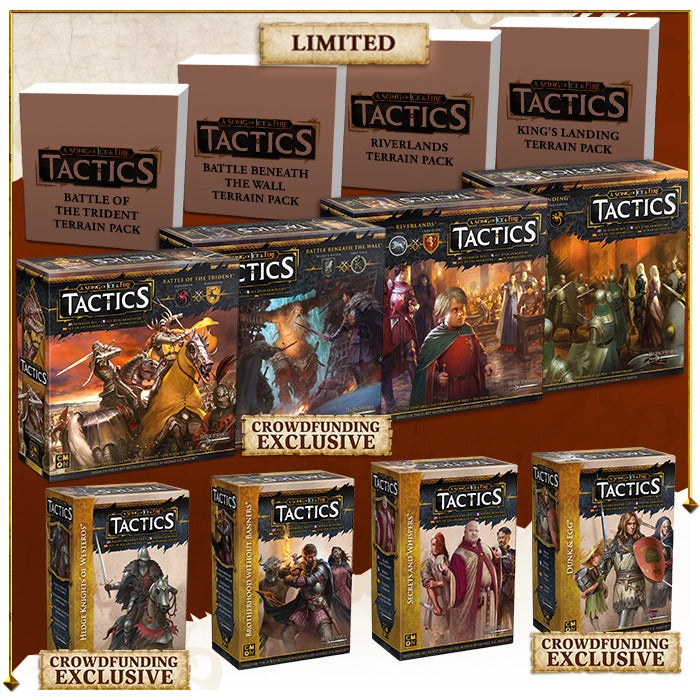 A Song of Ice and Fire - Tactics – Retail Pledge – All-In - Preorder - Good Games