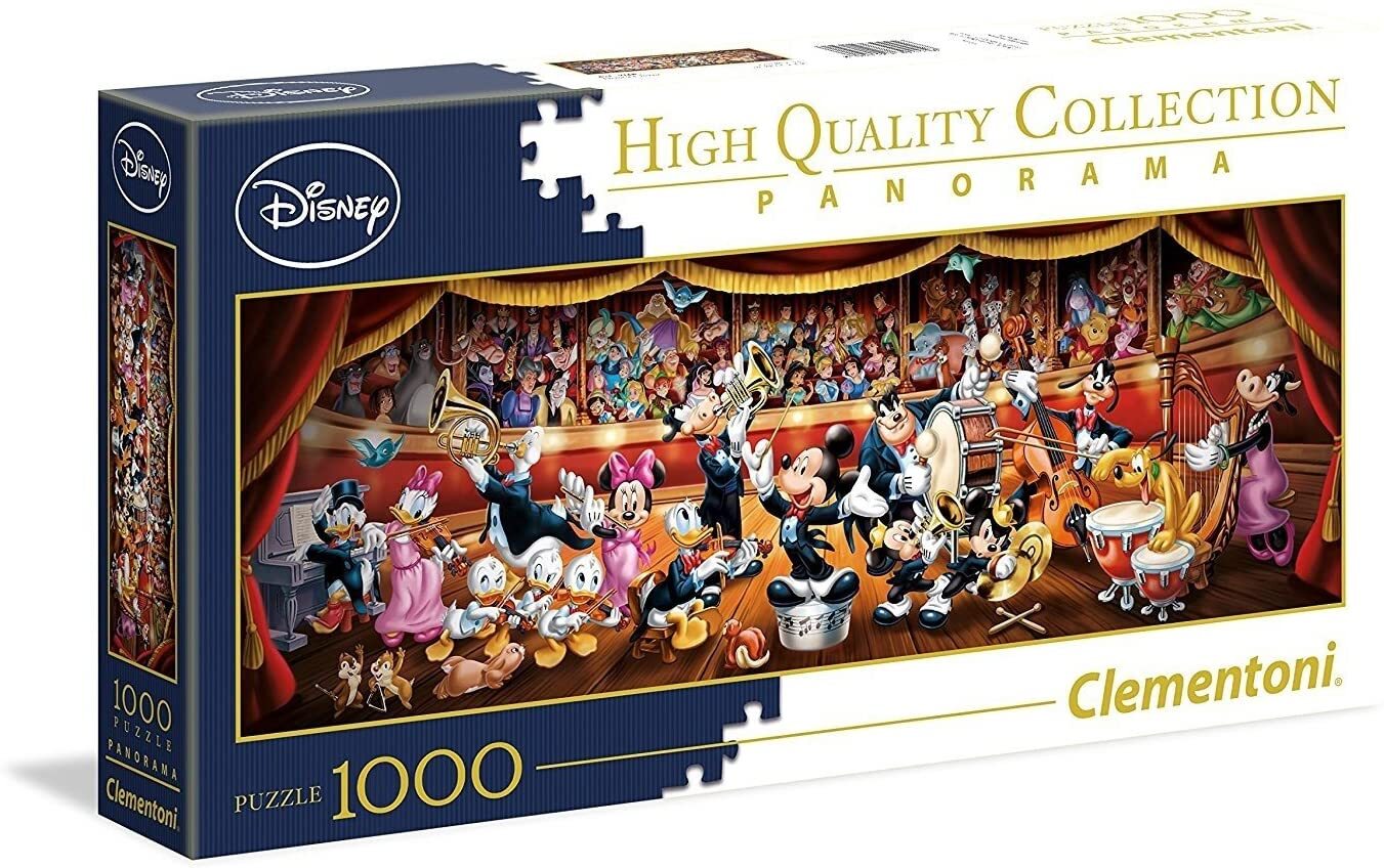 Clementoni - Panorama - Disney Orchestra 1000 Piece Jigsaw - Good Games