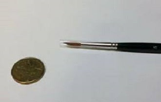 Delta Kolinsky Red Sable Size 5 Round Brush - Good Games