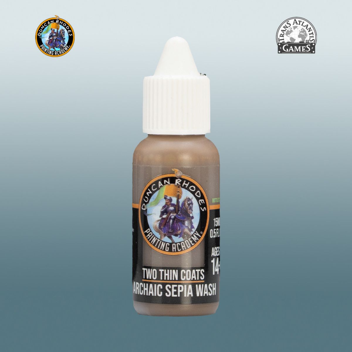 Two Thin Coats - Archaic Sepia Wash 15ml - Good Games