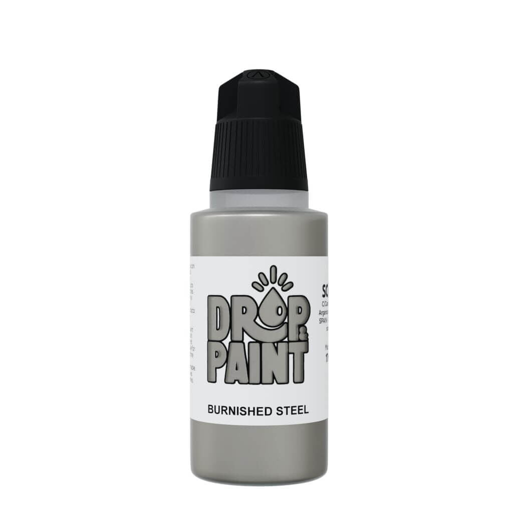 Scale 75 Drop and Paint 17ml - Burnished Steel - Good Games