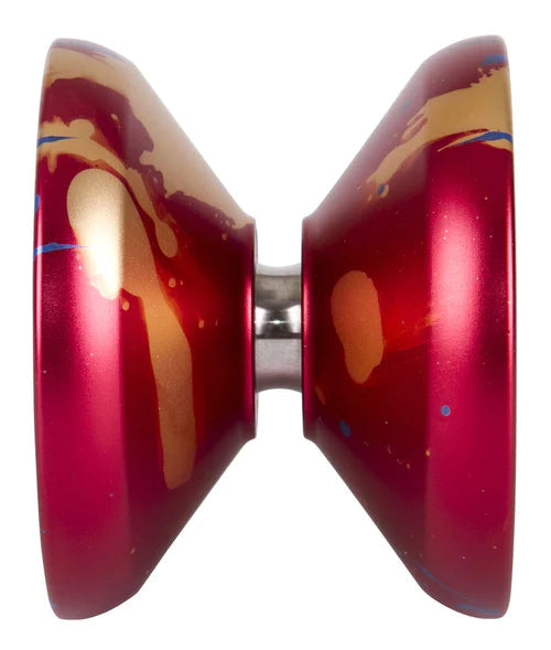 Duncan Yo Yo Expert Windrunner Red With Blue And Gold Splash - Good Games