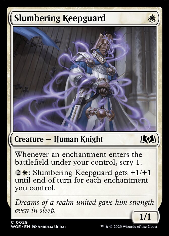 Slumbering Keepguard 29 (Wilds of Eldraine) - Foil