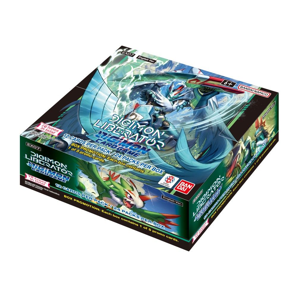 Digimon Card Game - Booster Box: Digimon Liberator EX07 Good Games Digimon Card Game - Booster Box: Digimon Liberator EX07 Good Games