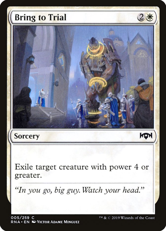 Bring to Trial 5/259 (Ravnica Allegiance) - Foil