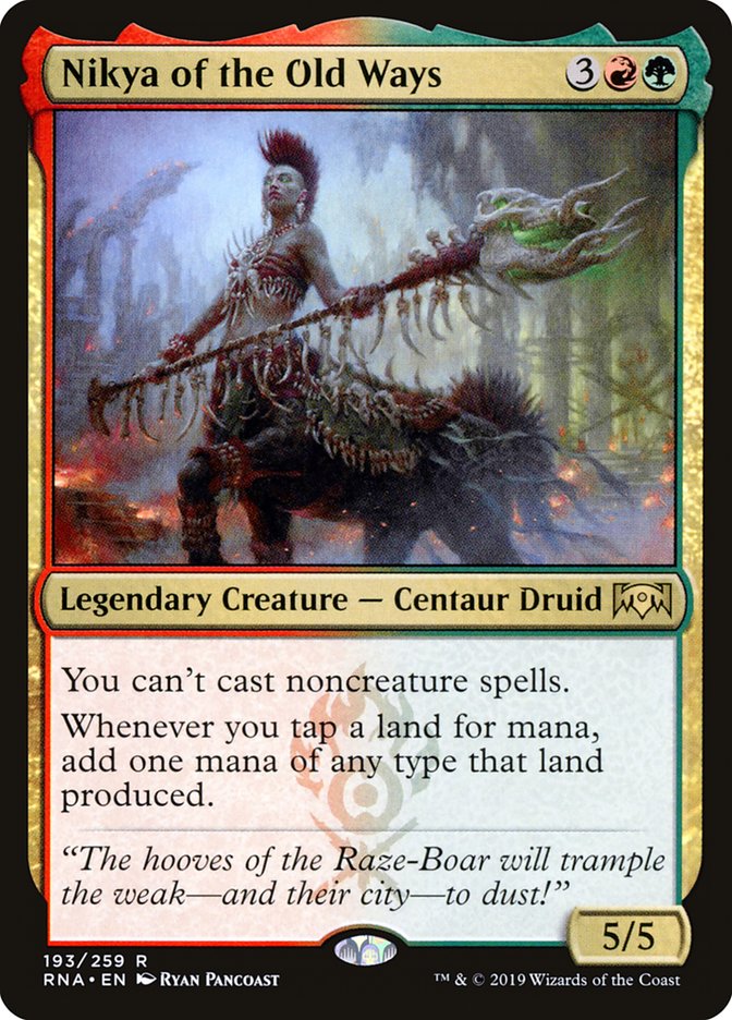 Nikya of the Old Ways 193 (Ravnica Allegiance)