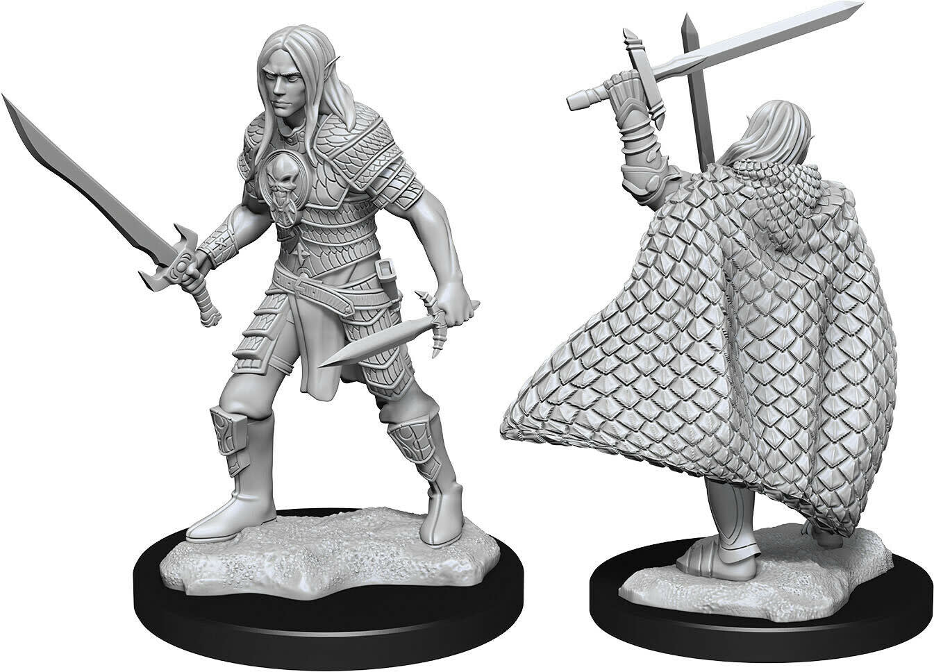 Pathfinder Deep Cuts Unpainted Miniatures Elf Male Fighter - Good Games