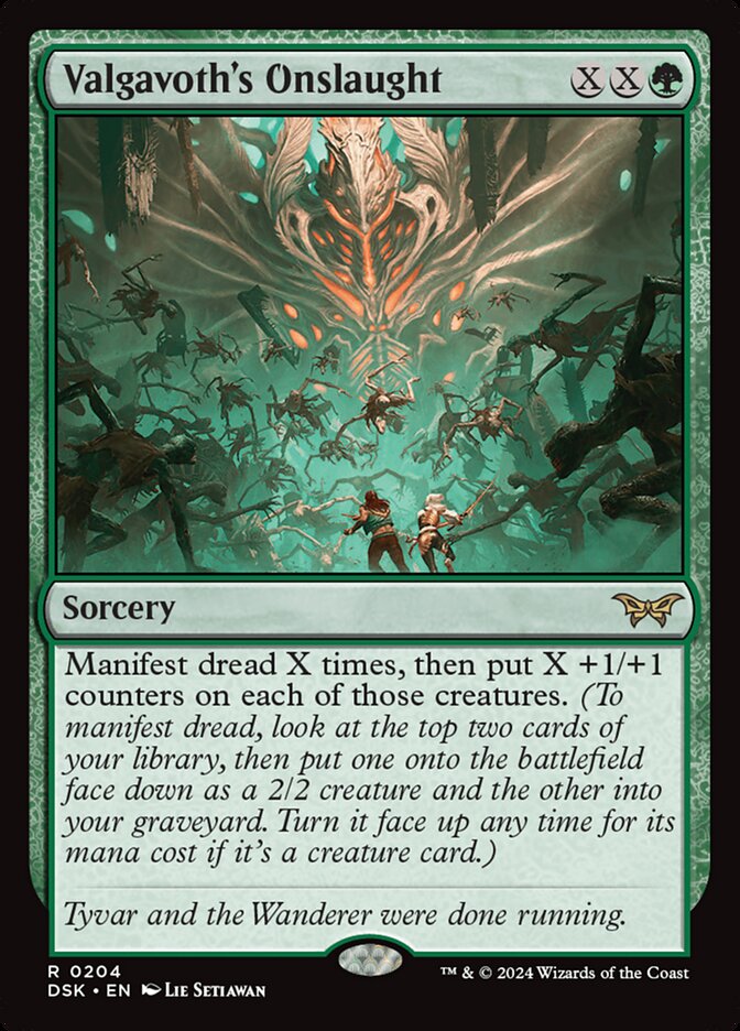 Valgavoth's Onslaught 204/286 (Duskmourn: House of Horror) - Foil