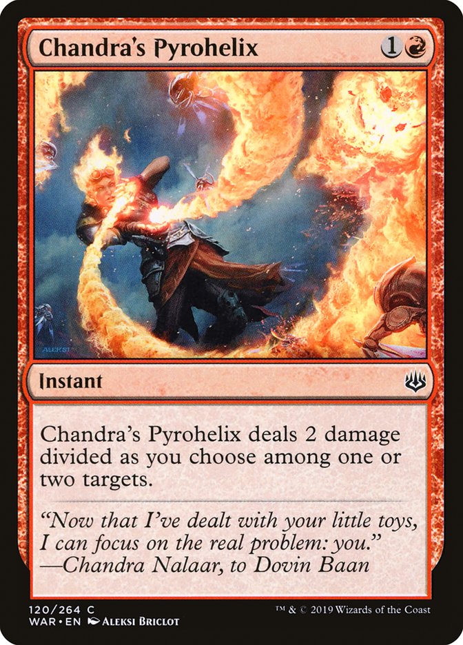 Chandra's Pyrohelix 120/264 (War of the Spark)