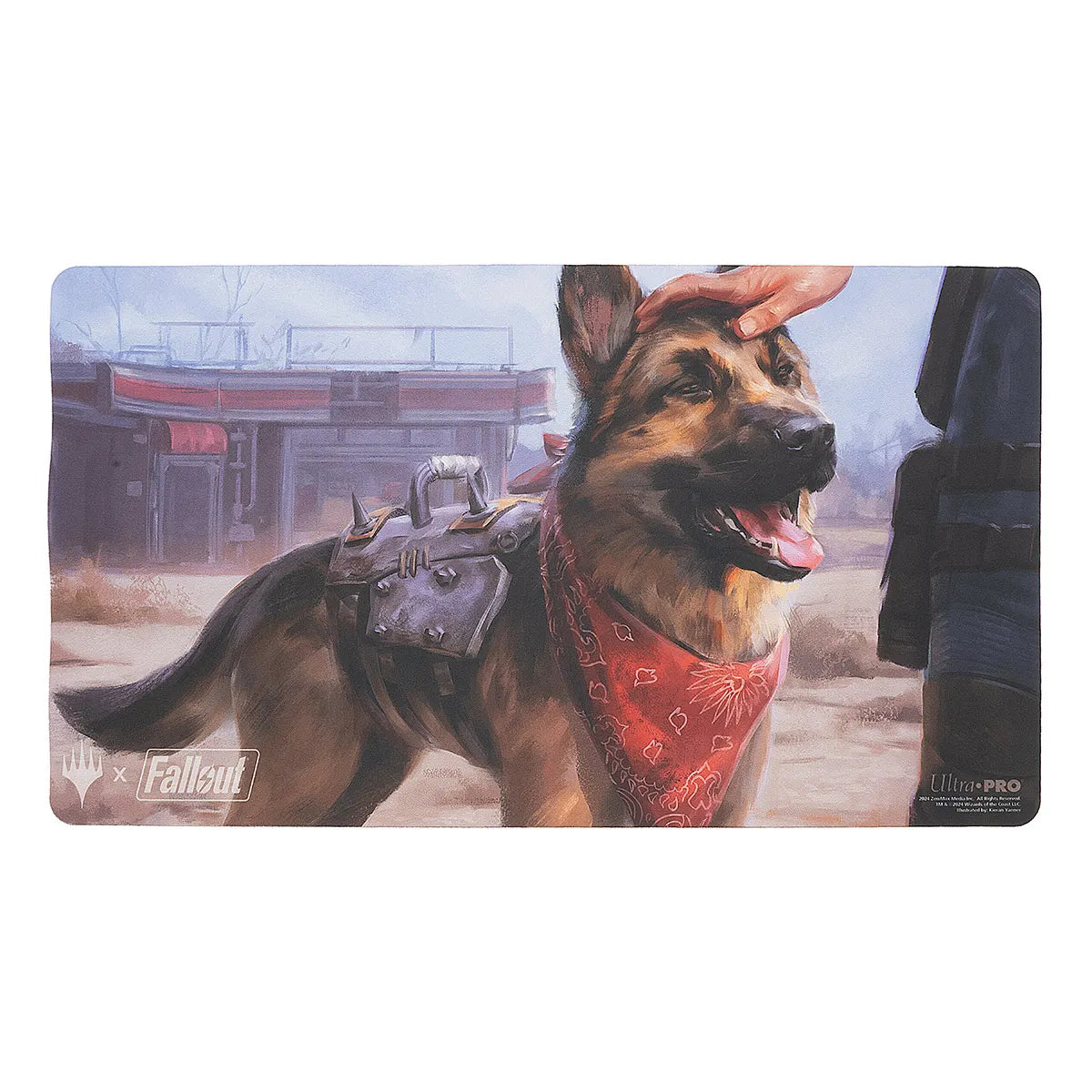 Magic The Gathering - Fallout Playmat A - Dogmeat, Ever Loyal - Good Games