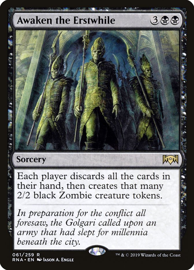 Awaken the Erstwhile 61/259 (Ravnica Allegiance)