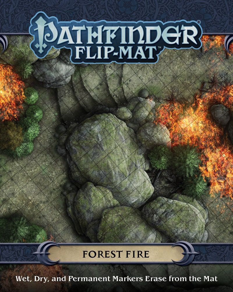 Pathfinder Flip Mat Forest Fire - Good Games