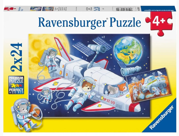 Ravensburger - Journey through Outer Space 2x24 Piece Jigsaw - Good Games