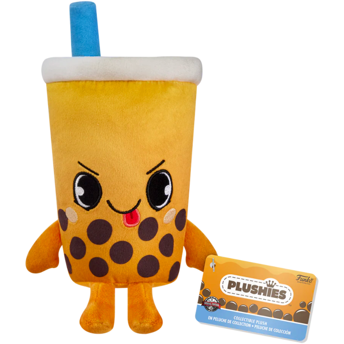 Gamer Food - Thai Tea Bubble Tea Plush RS - Good Games