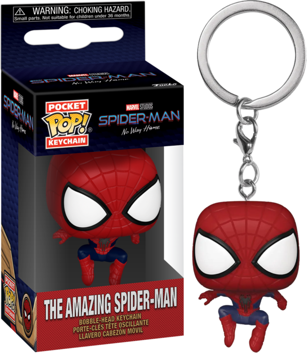 SpiderMan: NWH - Amazing Spiderman Pop! Keychain - Good Games