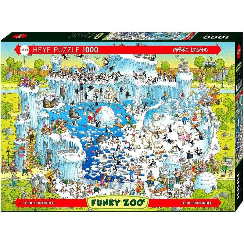 Heye - Polar Habitat Funky Zoo 1000 Piece Jigsaw - Good Games