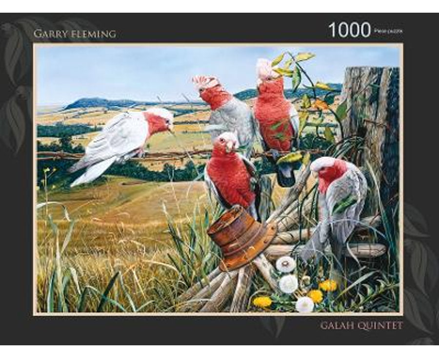 Garry Fleming - Galah Quintet 1000 Piece Jigsaw - Good Games