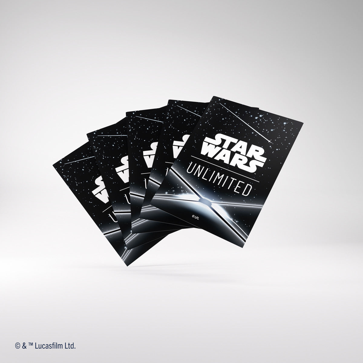 Gamegenic Star Wars Unlimited Art Sleeves - Card Back Black - Good Games