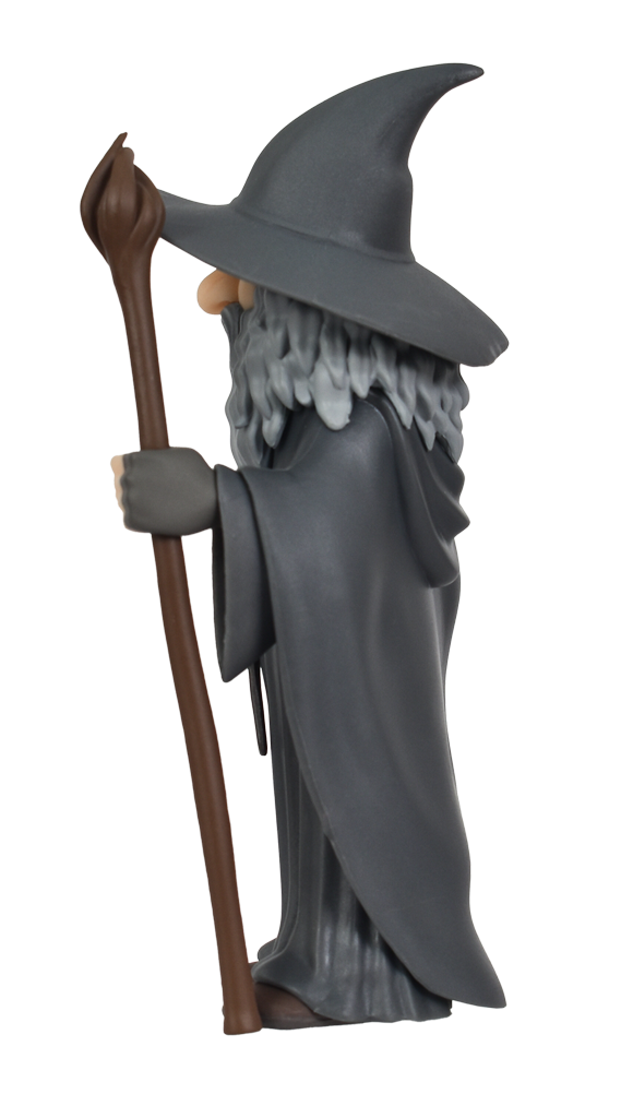 Gandalf Minix figure close-up showcasing hat and face