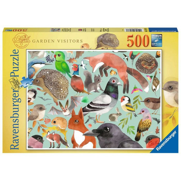 Ravensburger - Garden Visitors 500 Piece Jigsaw - New Version - Good Games