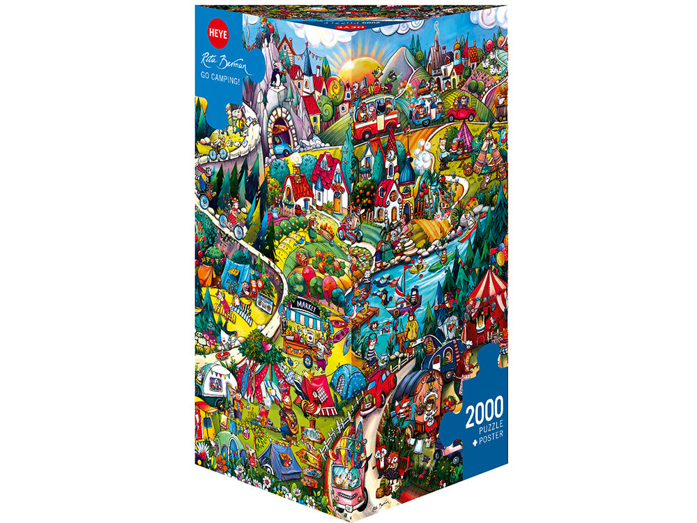 Heye - Berman Go Camping 2000 Piece Jigsaw - Good Games