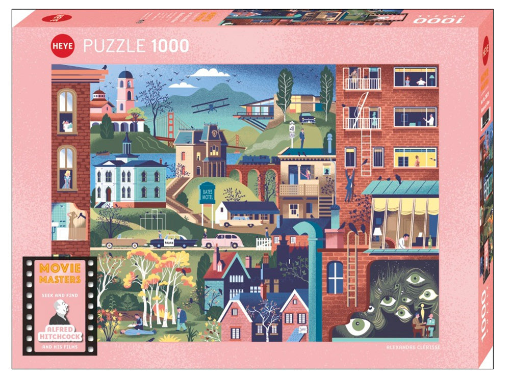Heye - Hitchcock Films 1000 Piece Jigsaw - Good Games