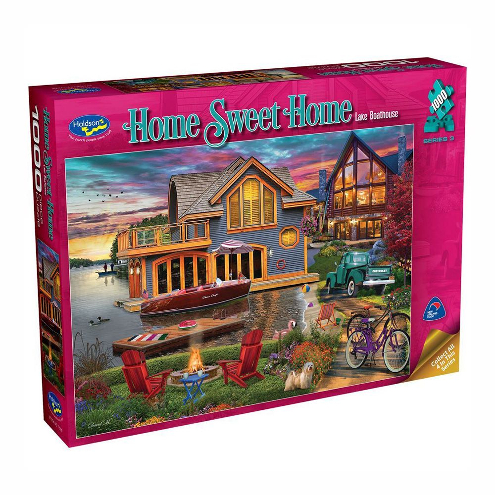 Holdson Home Sweet Home - Boathouse 1000 Piece Jigsaw - Good Games
