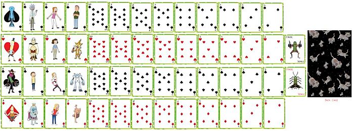 Rick & Morty Playing Cards - Good Games