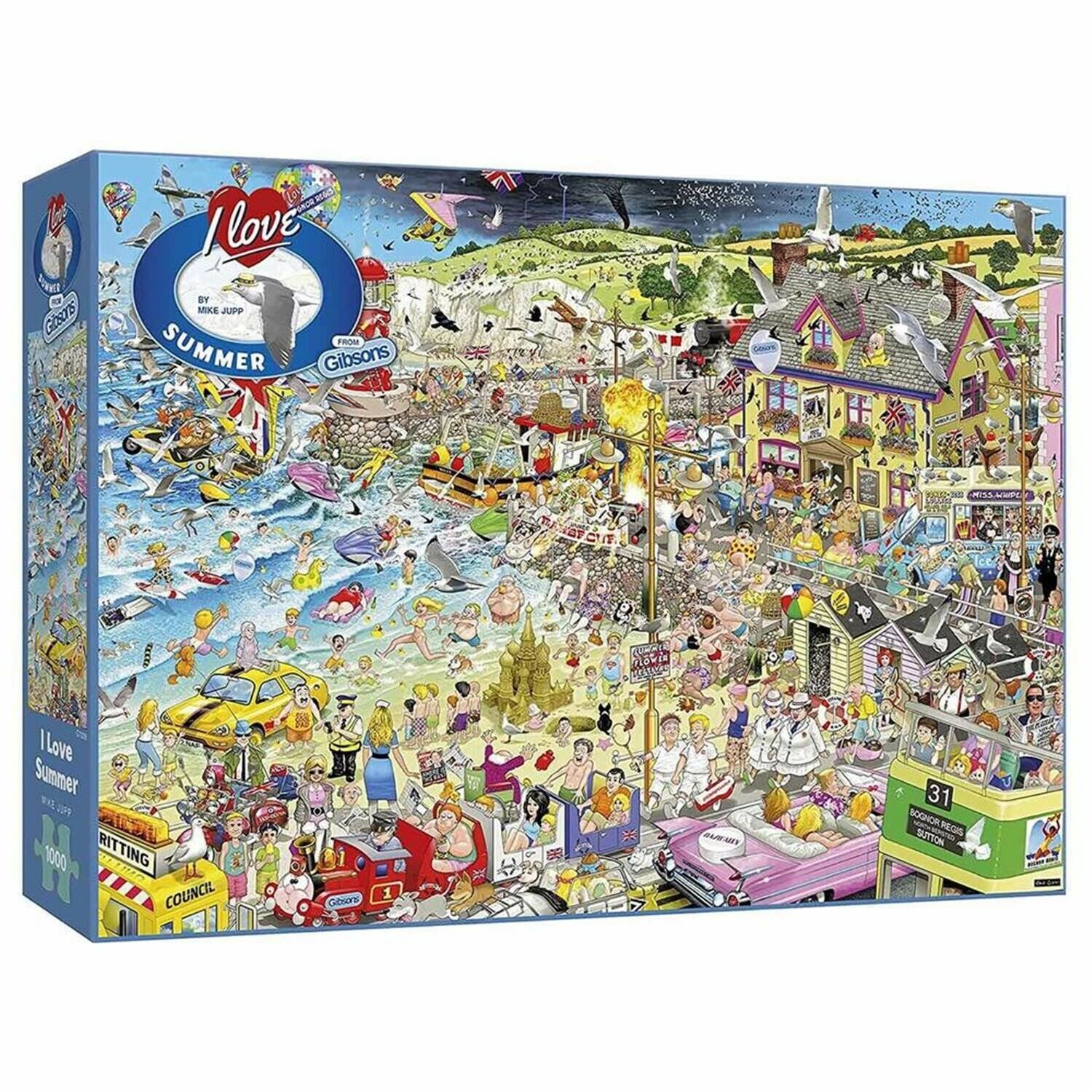 Gibsons - I Love Summer 1000 Piece Jigsaw – Good Games