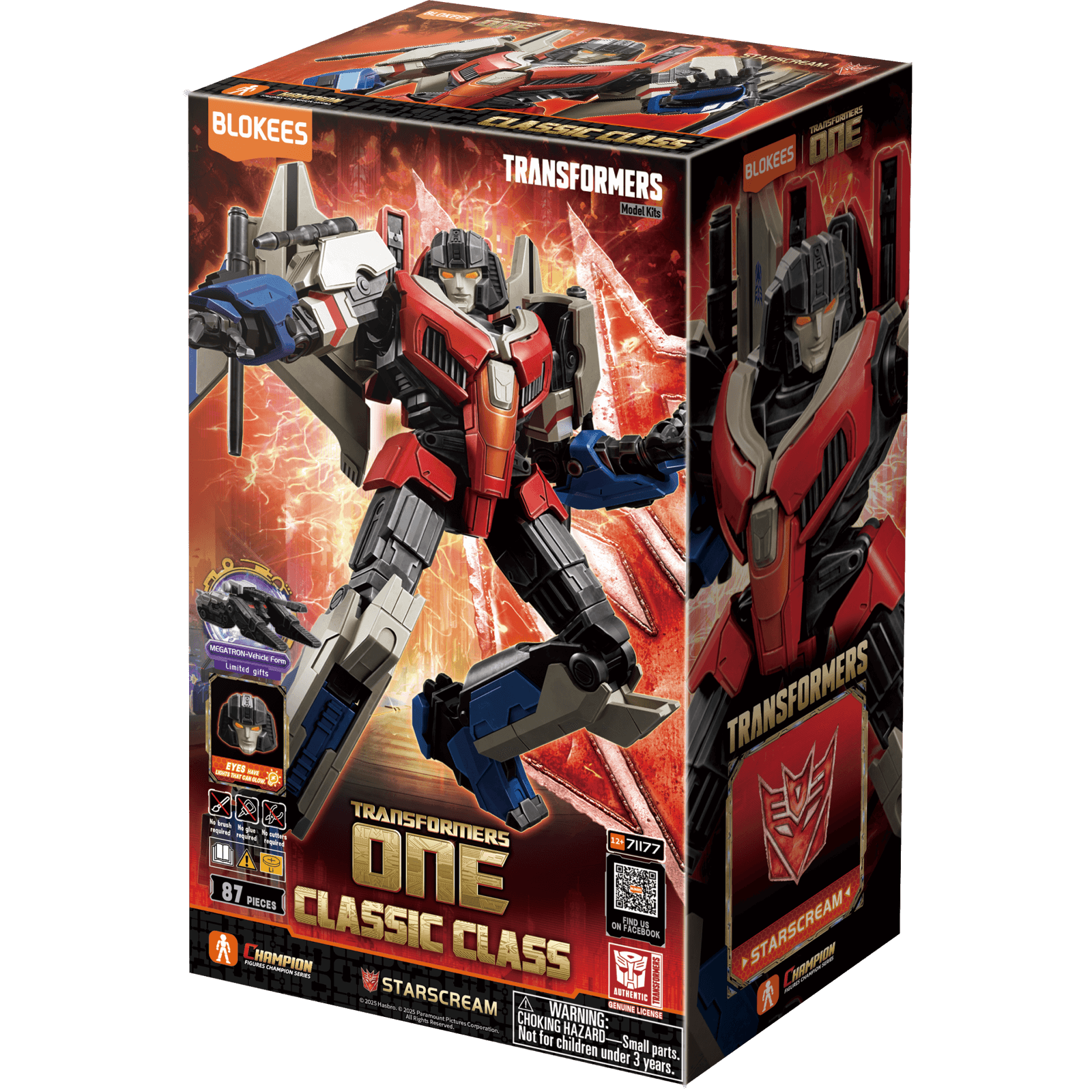 Blokees - Transformers One - Model Kit - Starscream (Classic Class 16) - Good Games