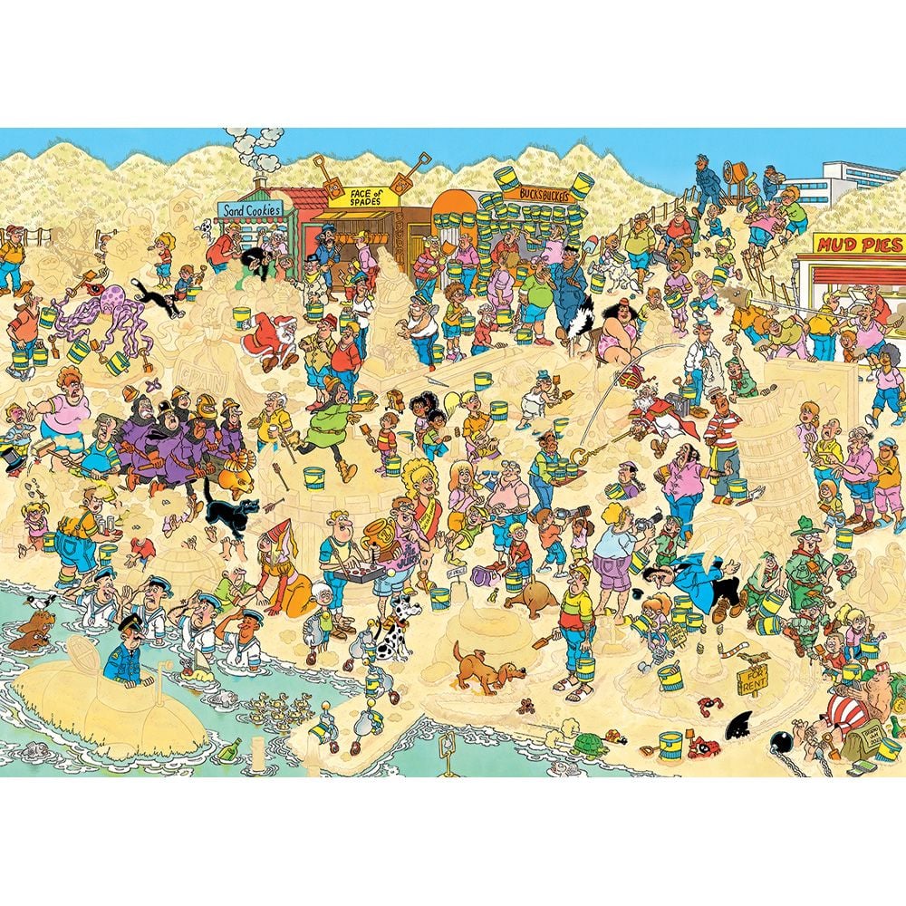 Jan Van Haasteren - Sand Sculptures 1000 Piece Jigsaw - Good Games