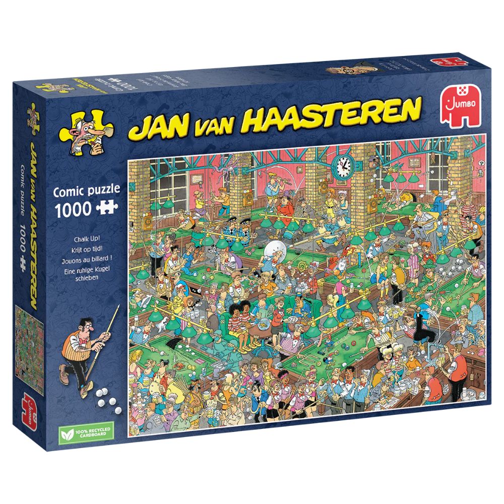 Jan Van Haasteren - Chalk Up 1000 Piece Jigsaw - Good Games
