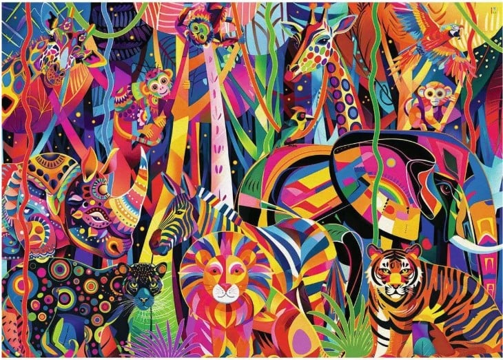 Ravensburger - Jeweled Jungle - 500 Piece Jigsaw