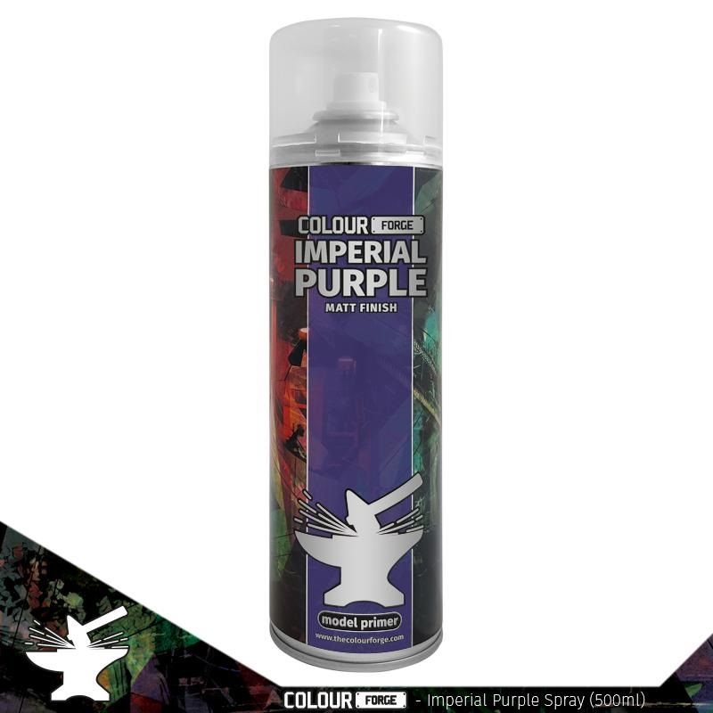 Colour Forge Spray Primer - Imperial Purple - Good Games