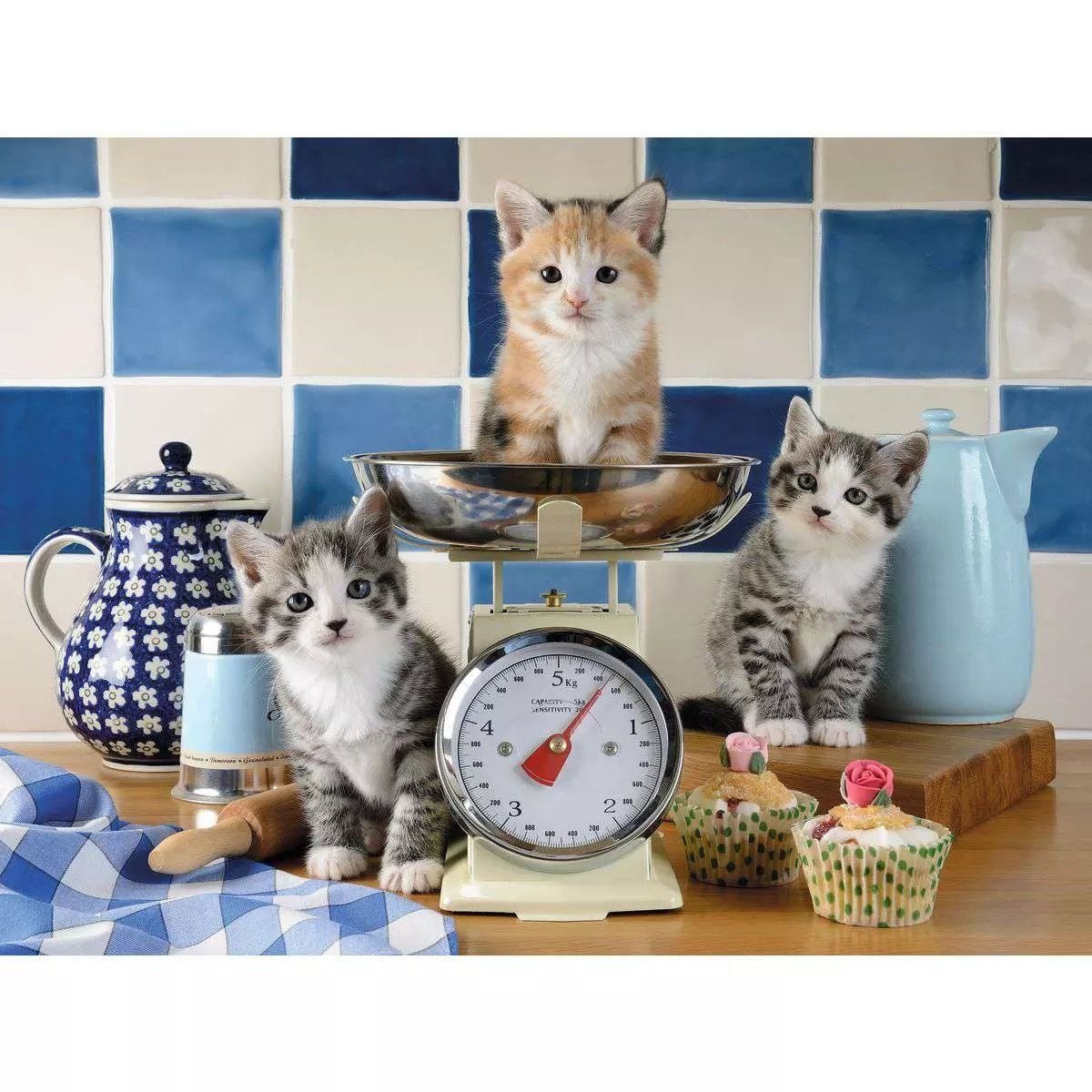 Ravensburger - Kittens in the Kitchen 1500 Piece Jigsaw