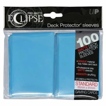 Deck Protectors Standard Pro-Matte-Eclipse Light Blue (100) - Good Games